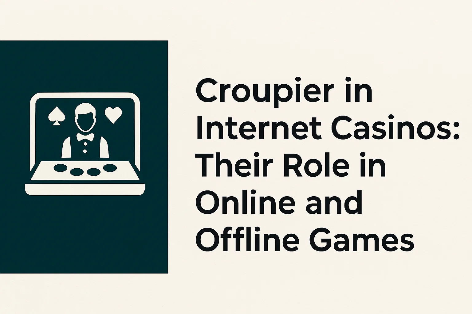 Croupier in Internet Casinos: Their Role in Online and Offline Games